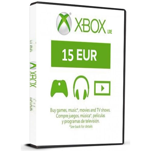 XBOX Live 15 EUR (Europe) Key Card