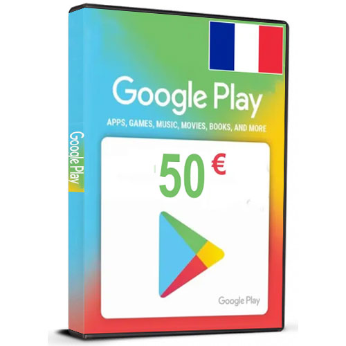 Google Play FR 50 EUR (France) Key Card