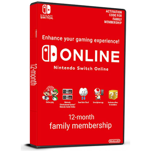 Nintendo Switch 365 Days Family Online Membership Cd Key Nintendo Switch Europe