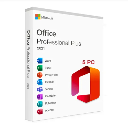 Office 2021 Professional Plus (5PC) Cd Key Digital Download Lifetime