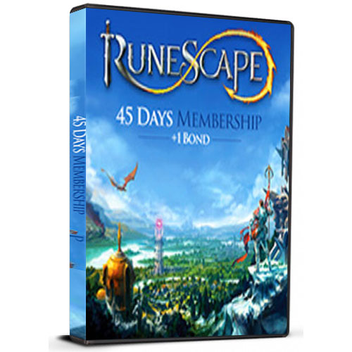 Runescape 45 Days Time Card + 1 Bond Cd Key Runscape Europe
