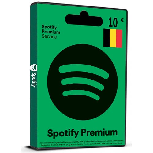 Spotify BE 10 EUR (Belgium) Key Card