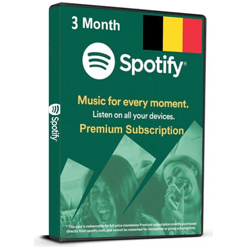 Spotify BE 3 Month (Belgium) Key Card