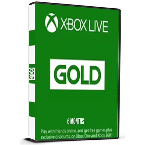 Xbox Live 6 Months Gold Cd Key Xbox One Europe