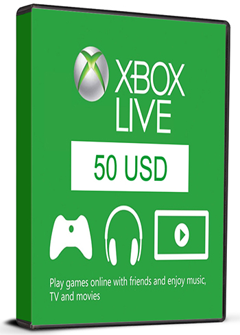 Xbox Live 50$ Gift Card 